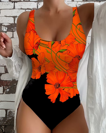 Francesca | Women's Floral Flattering Swimsuit