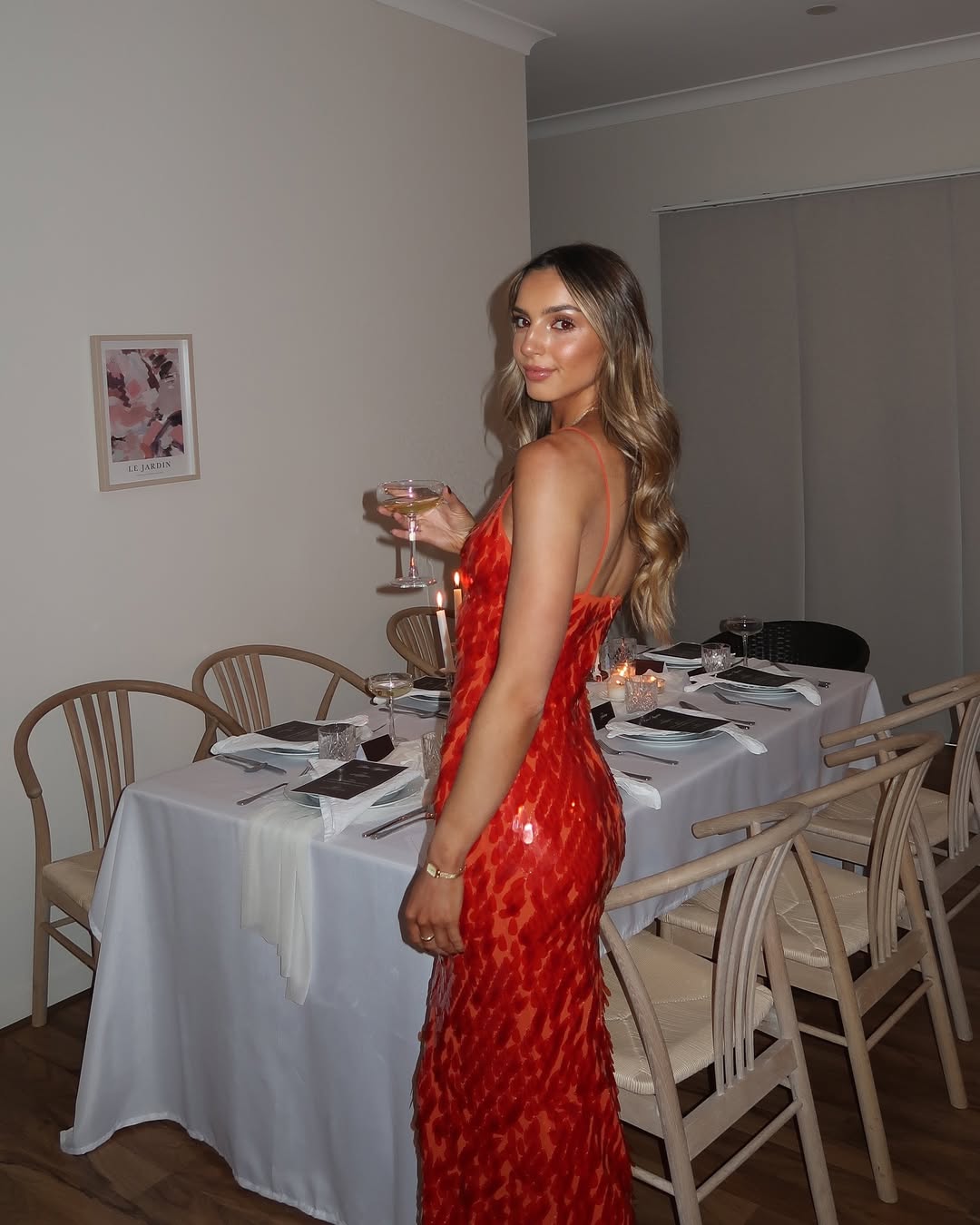 Adria | Women's Backless Sequin Dress with Elegant Design and Versatile Style