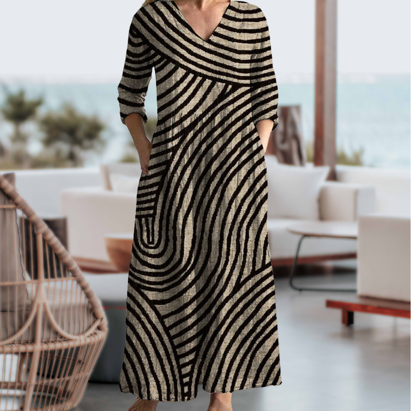 Bonnie | Vintage Striped dress