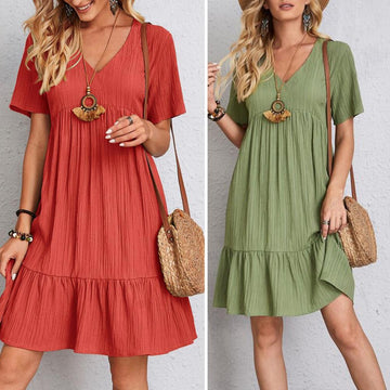 1. Alina | Women's Dress with Belly Coverage and Flattering Fit