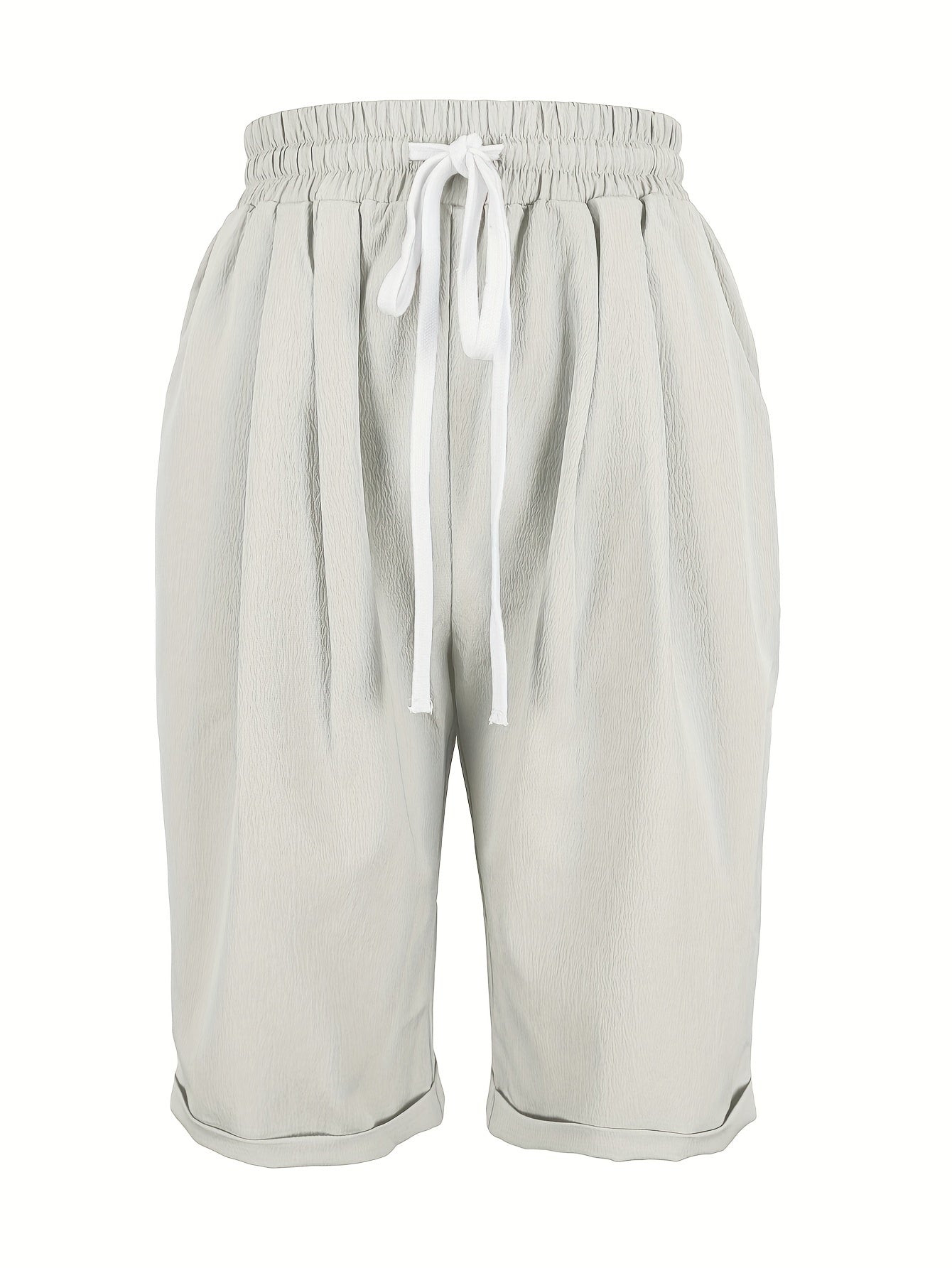 Celeste | Women's Capri Trousers with Relaxed Fit and Elastic Waist
