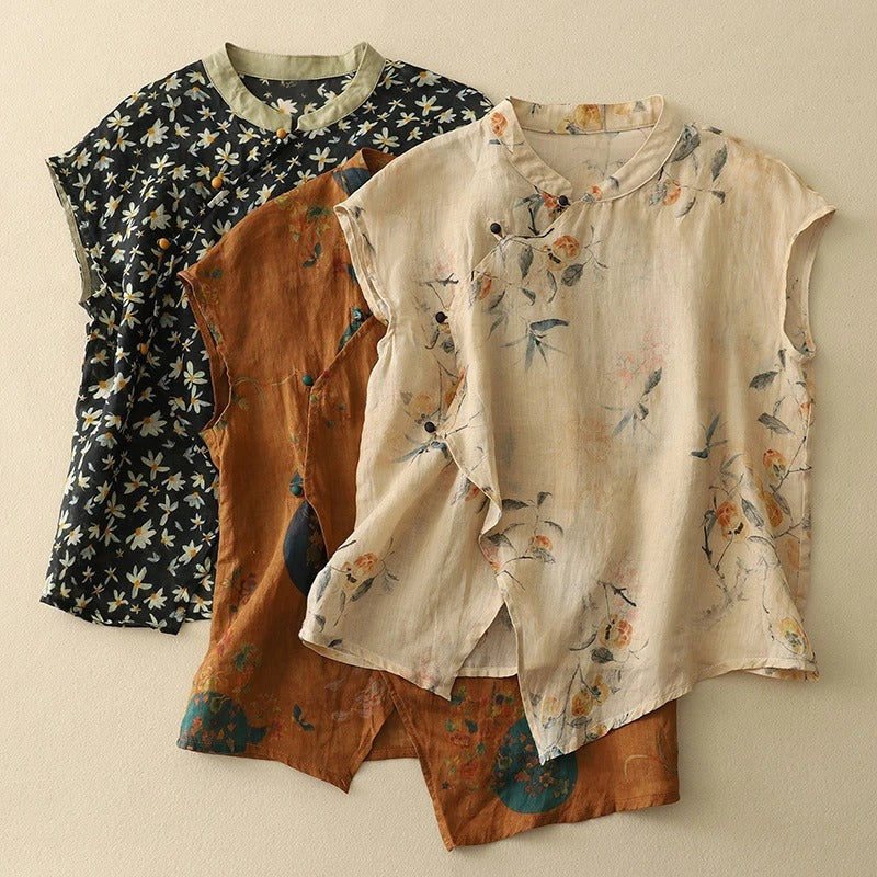 Amanda | Vintage Sleeveless Top
