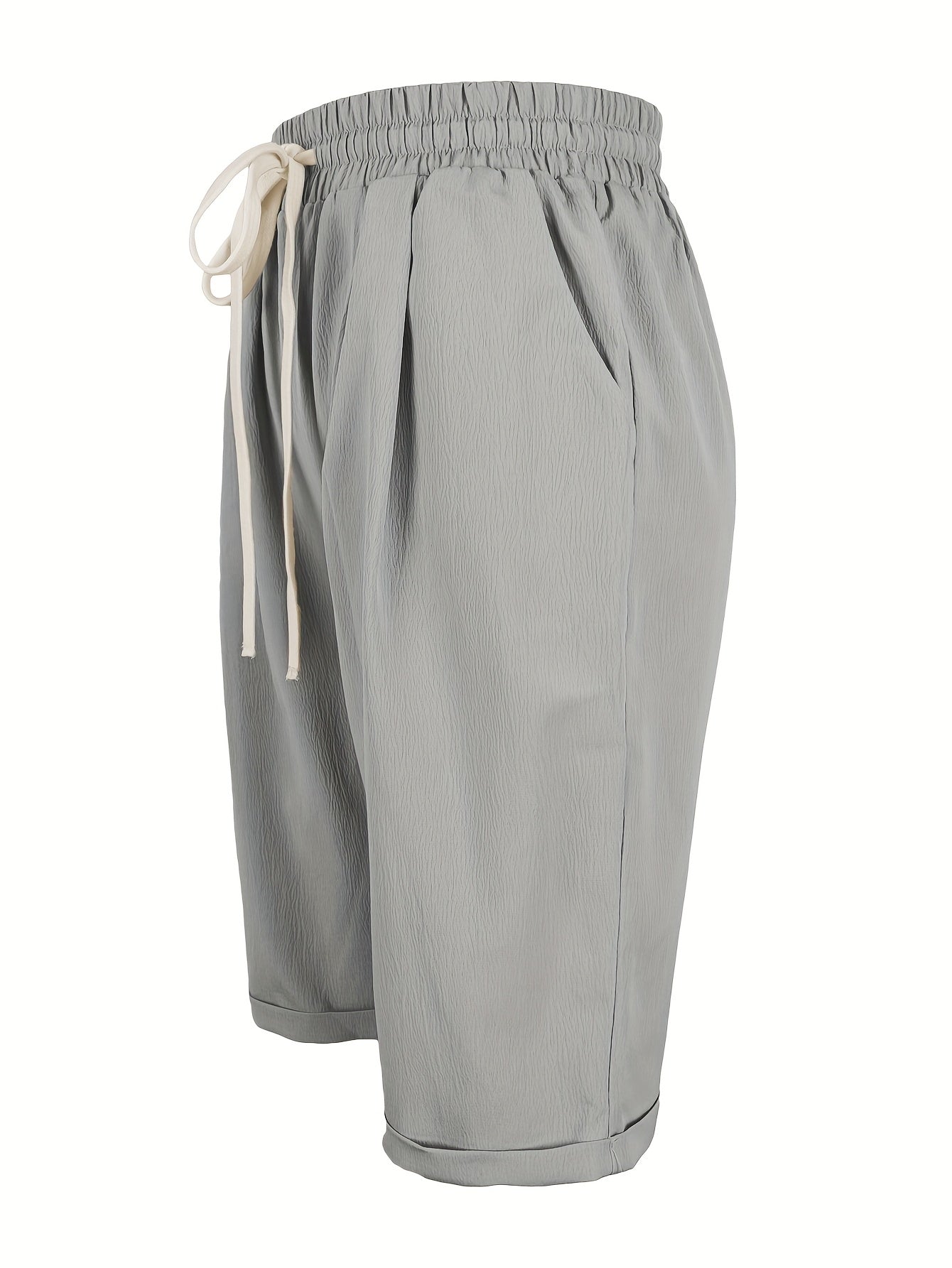 Celeste | Women's Capri Trousers with Relaxed Fit and Elastic Waist