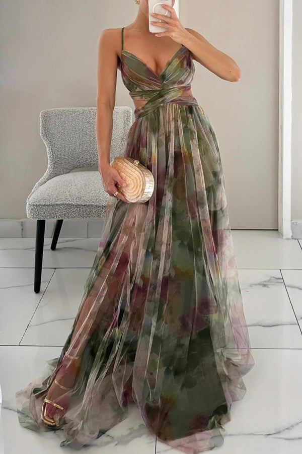 Cindy | Beautiful Floral Print Maxi Dress
