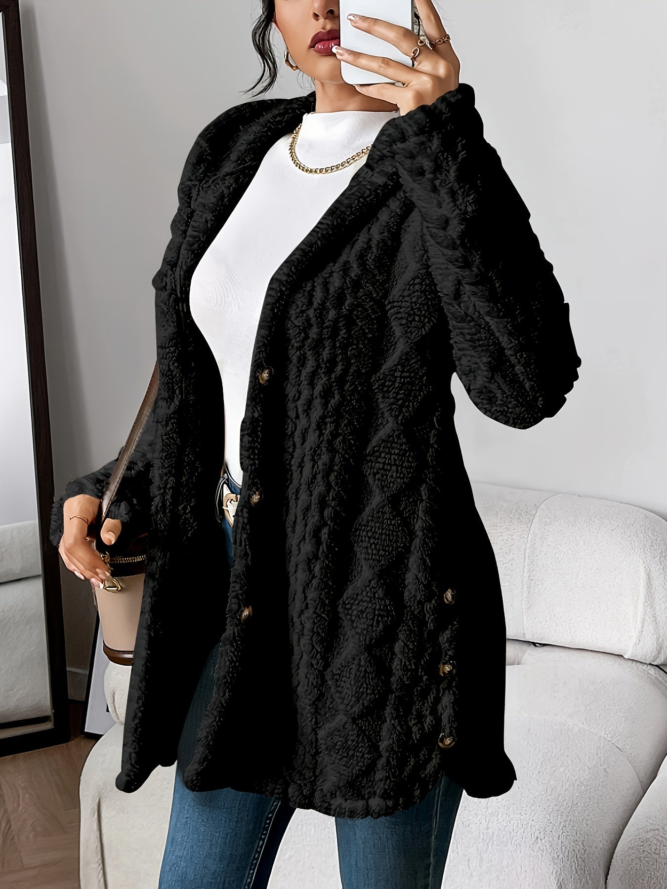 Adriana | Cozy Hooded Cardigan