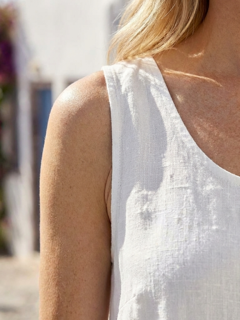 Beatrix | Women's Sleeveless Round Neck Relaxed Maxi Dress