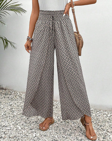 Bianca | Wide Leg Trousers with Relaxed Fit and Breathable Fabric