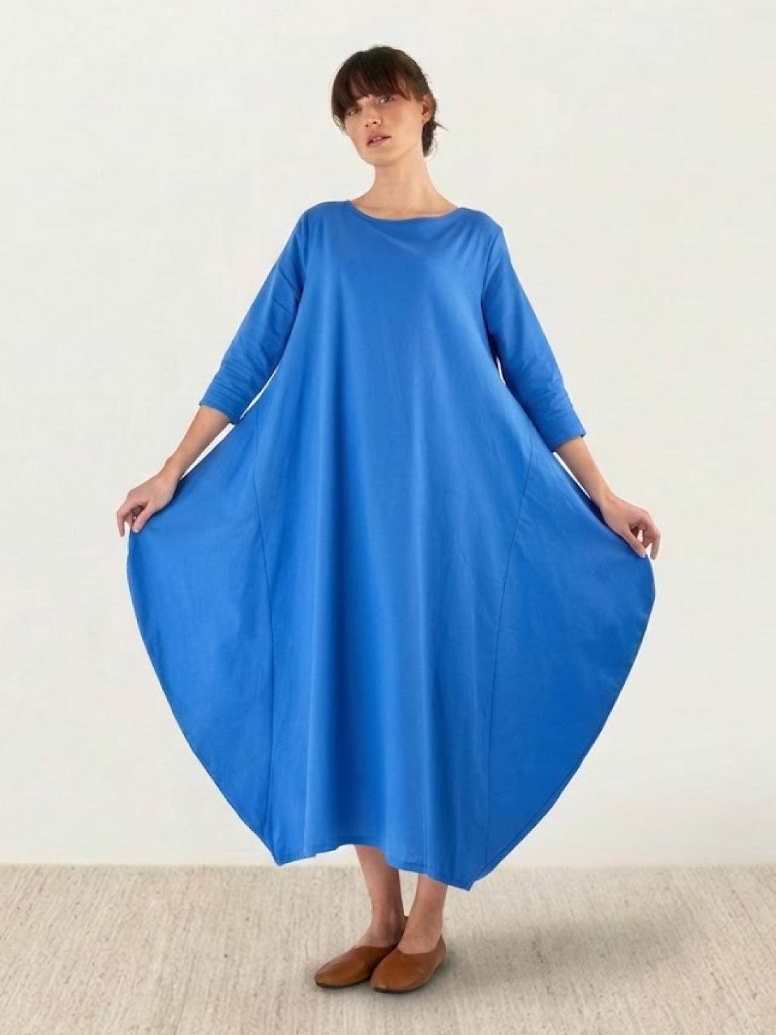 Arden | Women's Oversized Boho Maxi Dress with 3/4 Sleeves