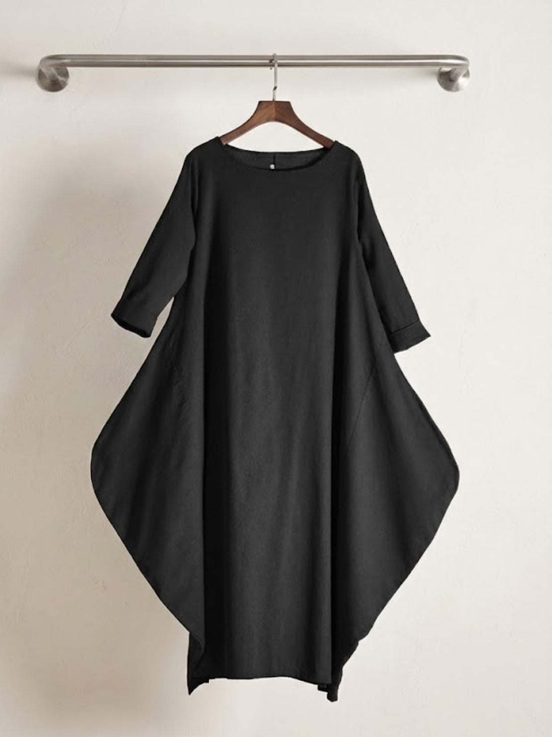Arden | Women's Oversized Boho Maxi Dress with 3/4 Sleeves