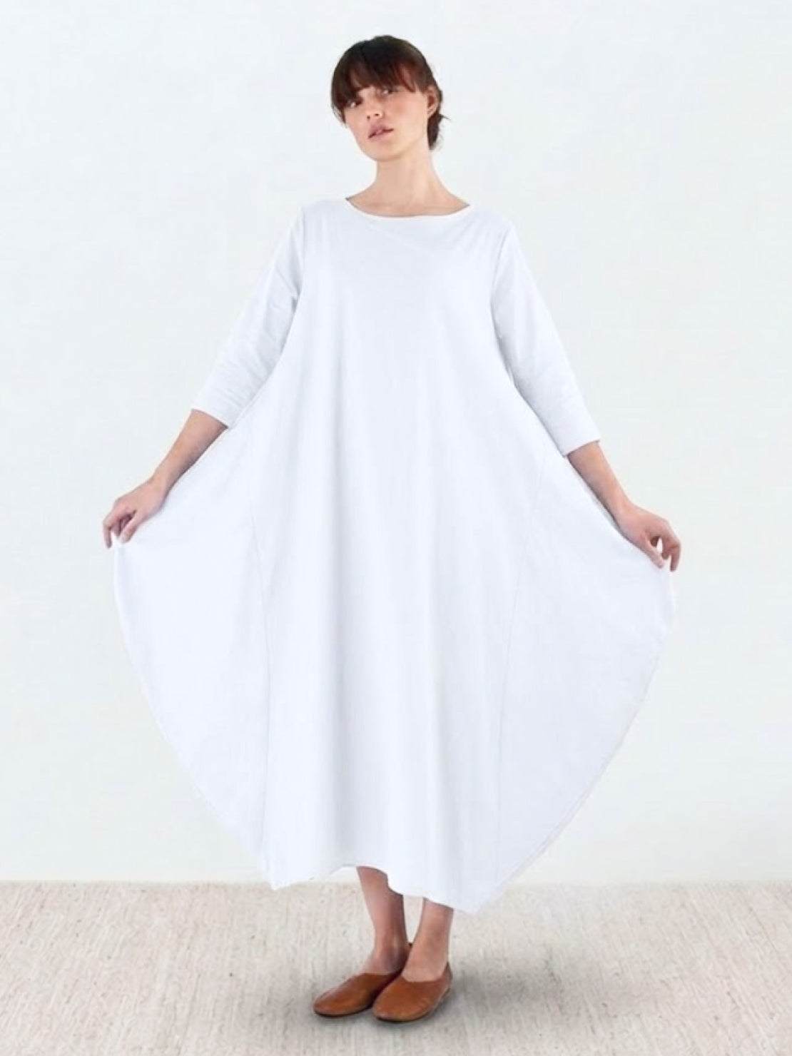 Arden | Women's Oversized Boho Maxi Dress with 3/4 Sleeves