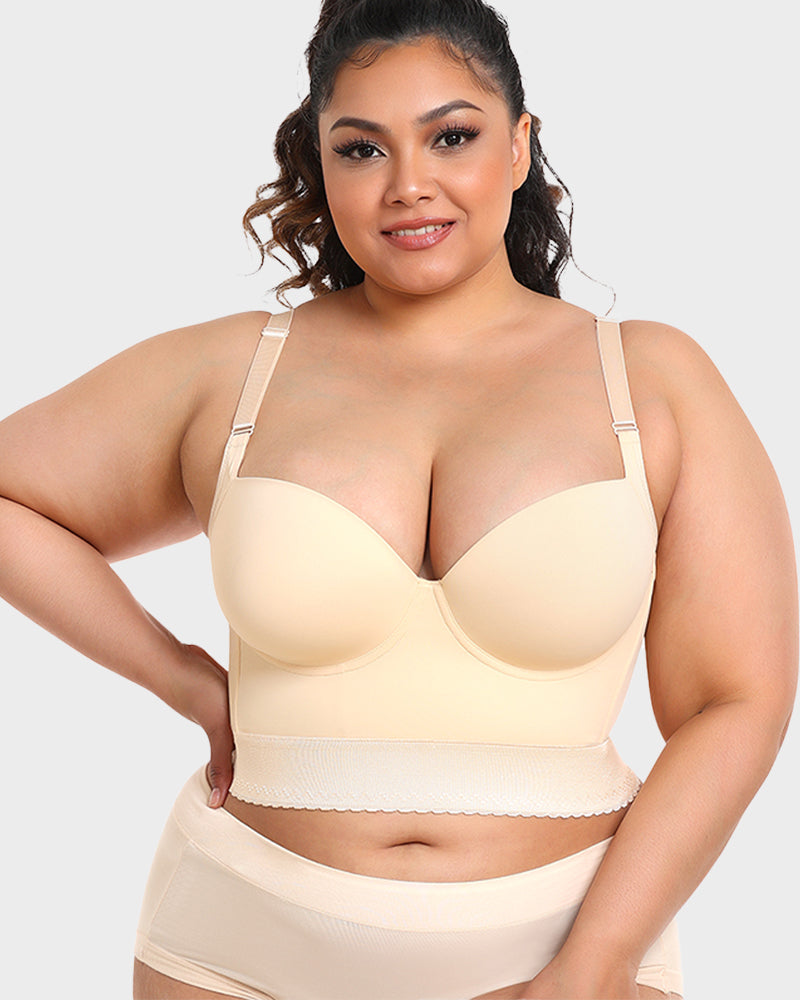 ContourFit | Built-In Shapewear Longline Push-Up Bra