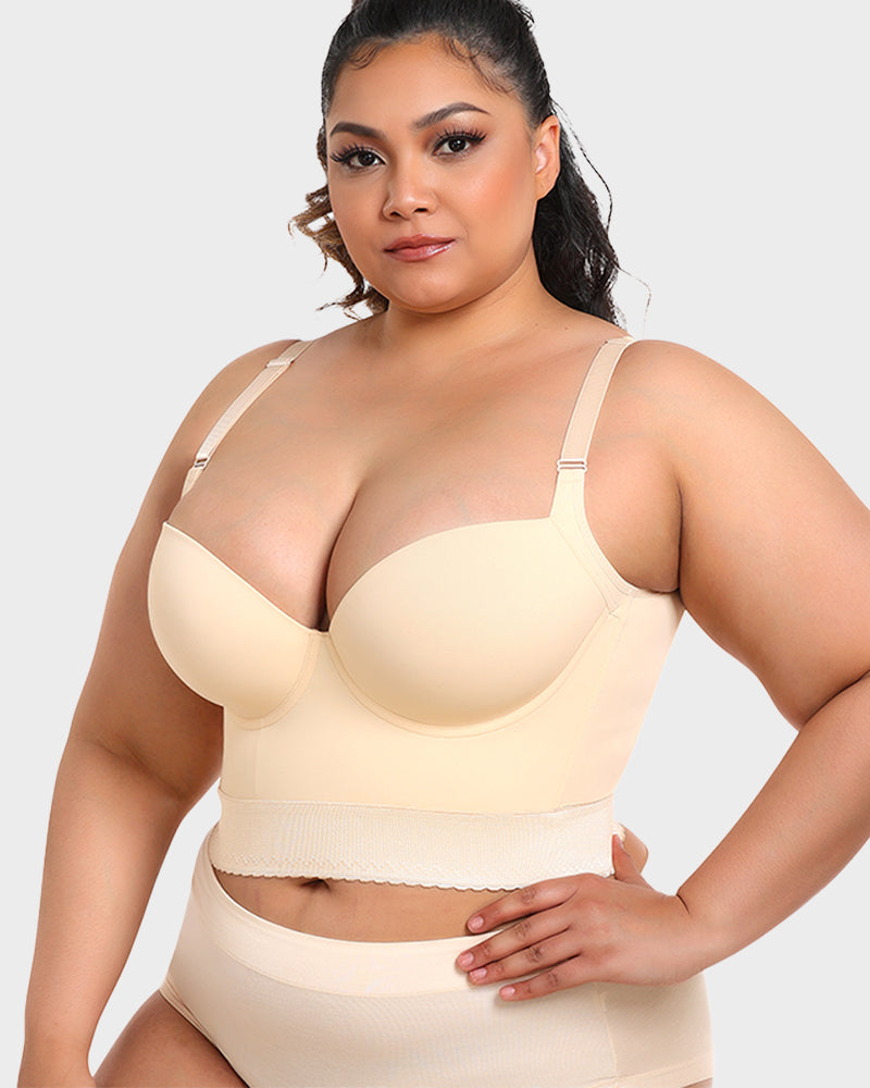 ContourFit | Built-In Shapewear Longline Push-Up Bra