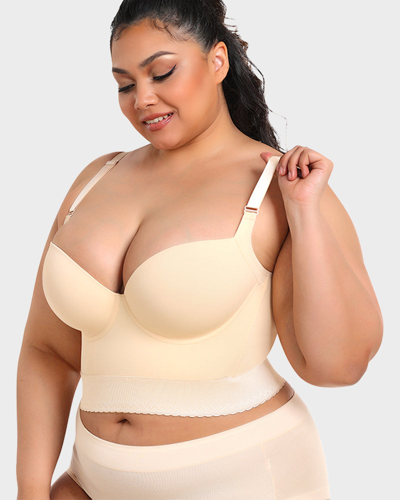ContourFit | Built-In Shapewear Longline Push-Up Bra