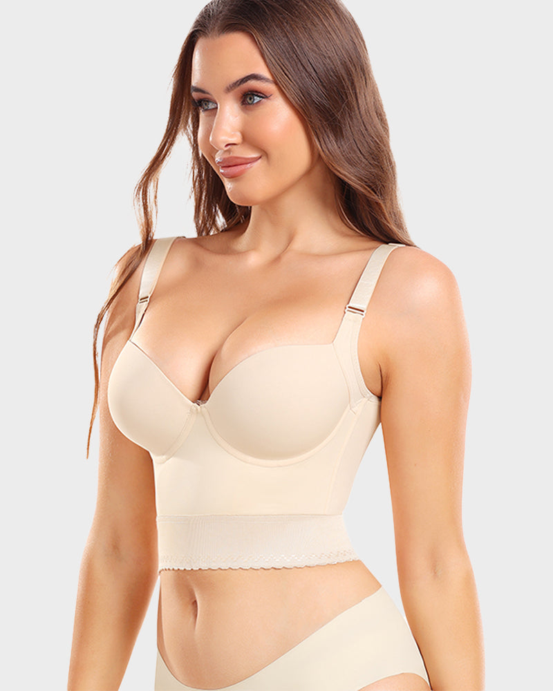 ContourFit | Built-In Shapewear Longline Push-Up Bra