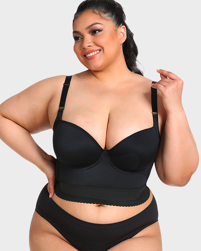 ContourFit | Built-In Shapewear Longline Push-Up Bra