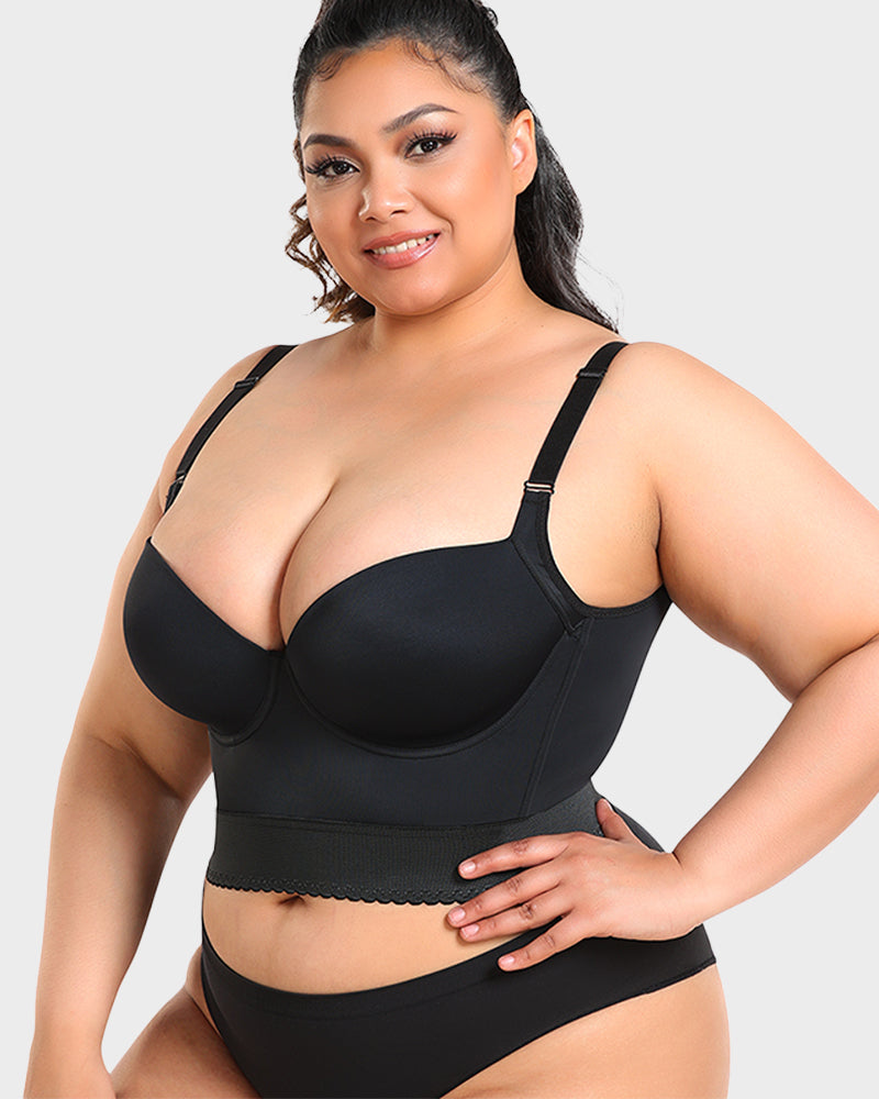ContourFit | Built-In Shapewear Longline Push-Up Bra