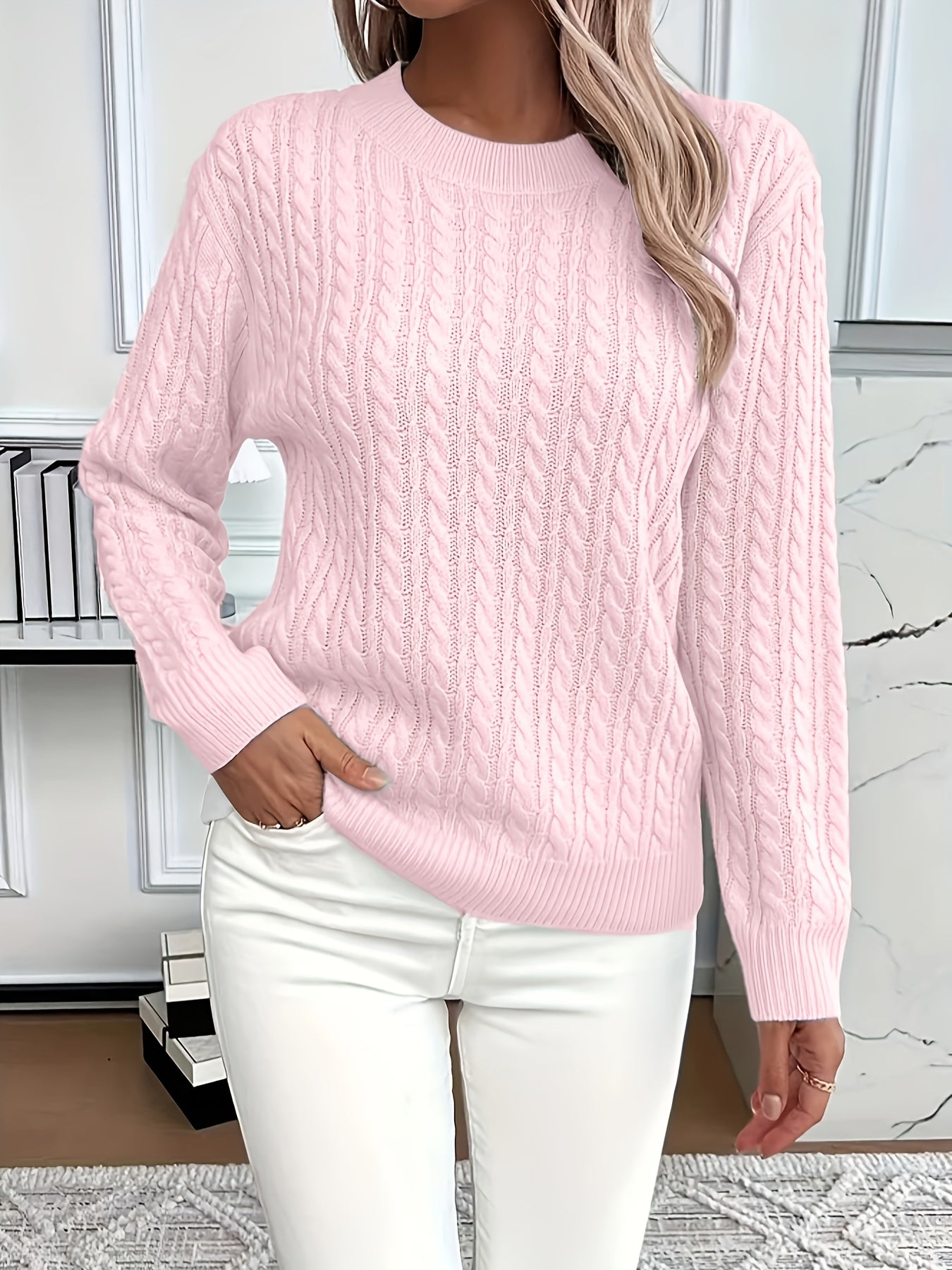 Blanca | Ladies' Cable Jumper