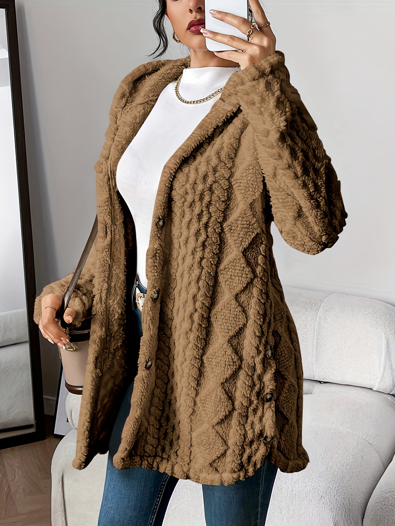 Adriana | Cozy Hooded Cardigan