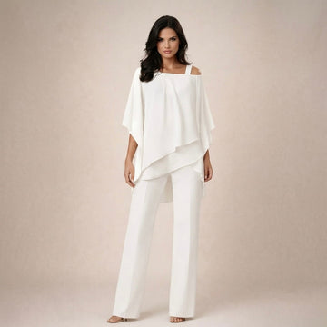 Celeste | Women's Off Shoulder Top Wide Leg Pants Set
