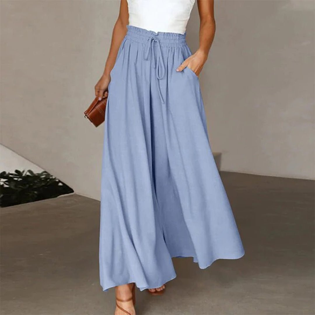 Clementine | Women's High Waisted Wide Leg Palazzo Pants