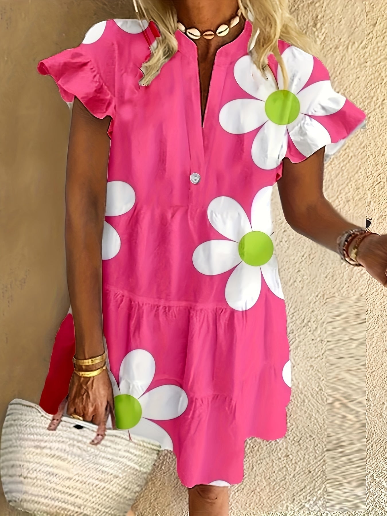 Finley | Women's Floral Dress with Tummy Control and Autumn Style