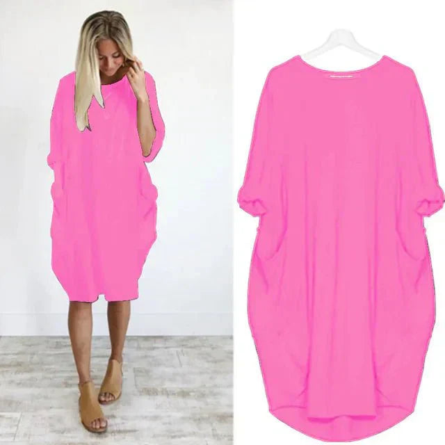 Daphne | Women's Pocket Dress with Versatile Design and Functional Pockets