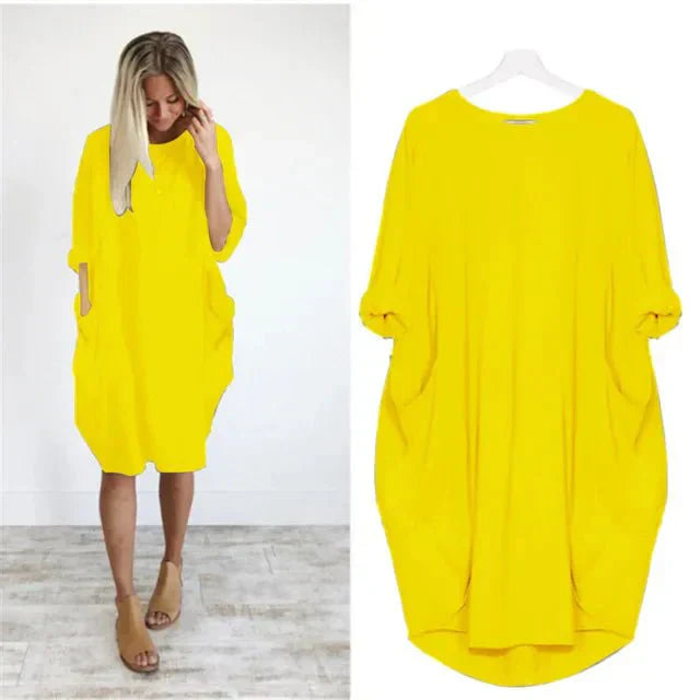 Daphne | Women's Pocket Dress with Versatile Design and Functional Pockets