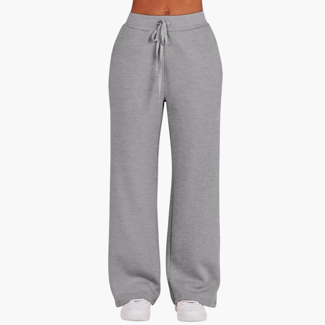 Daphne | Women's Half Zip Wide Leg Lounge Set