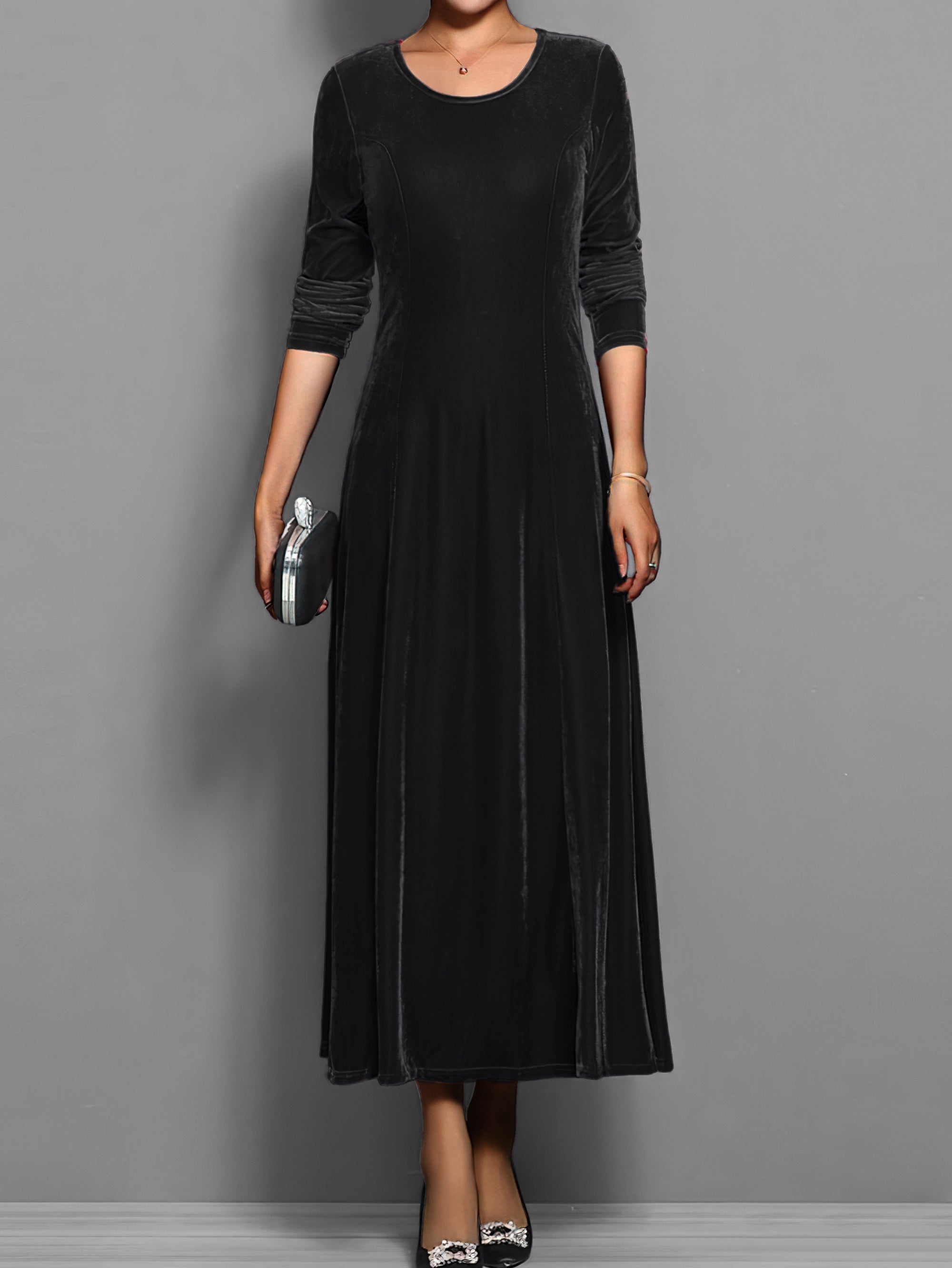 Blake | Women's Velvet Dress with Classic Design and Elegant Fit