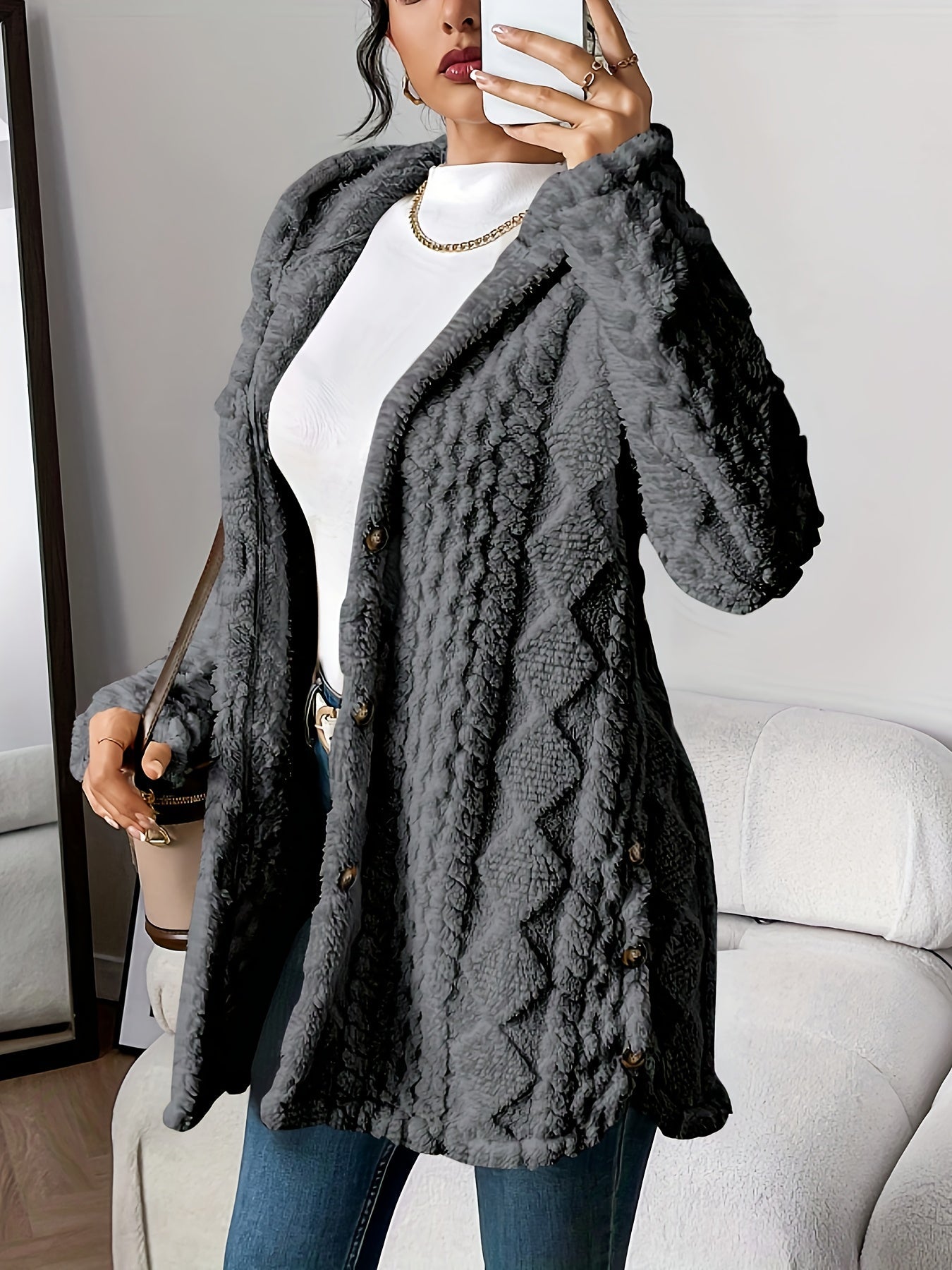 Adriana | Cozy Hooded Cardigan