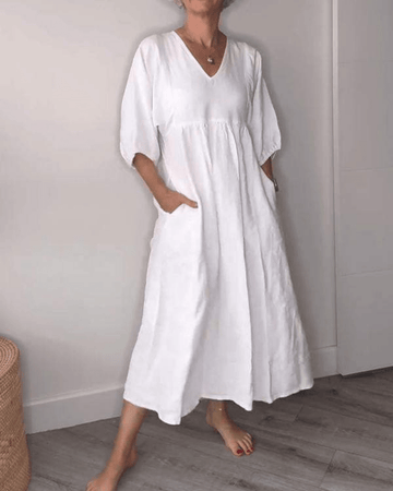 Emery | Elegant Maxi Dress with V-Neck