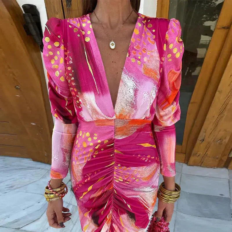 Addison | Women's Maxi Dress with Wrap Design and Evening Style