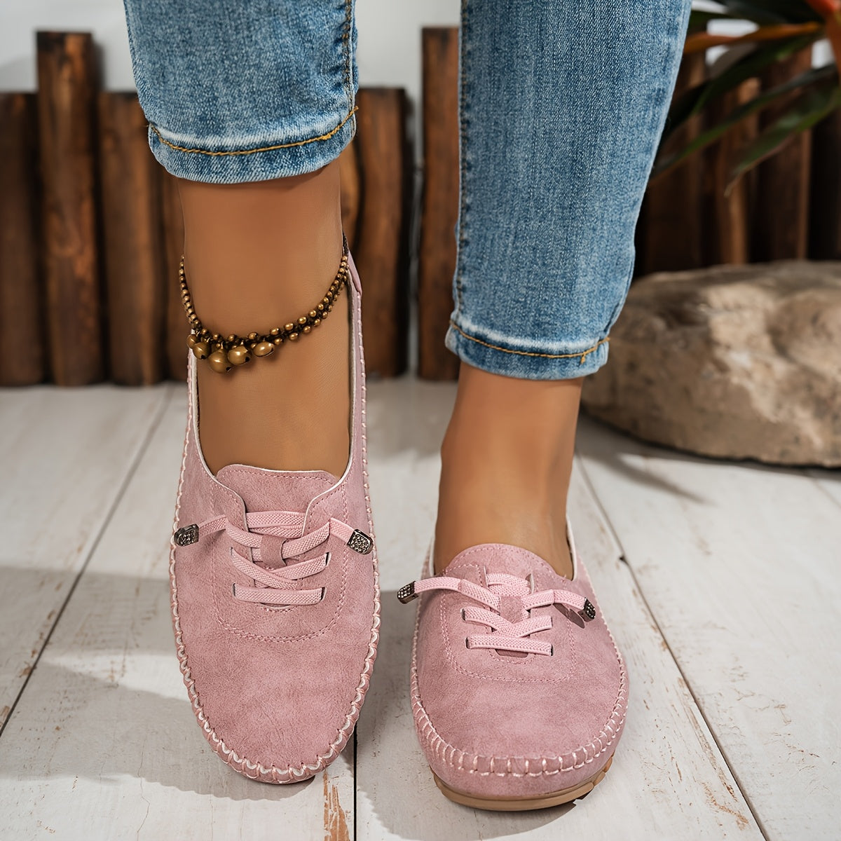 Evelyne | Women's Lace-Up Comfort Loafers