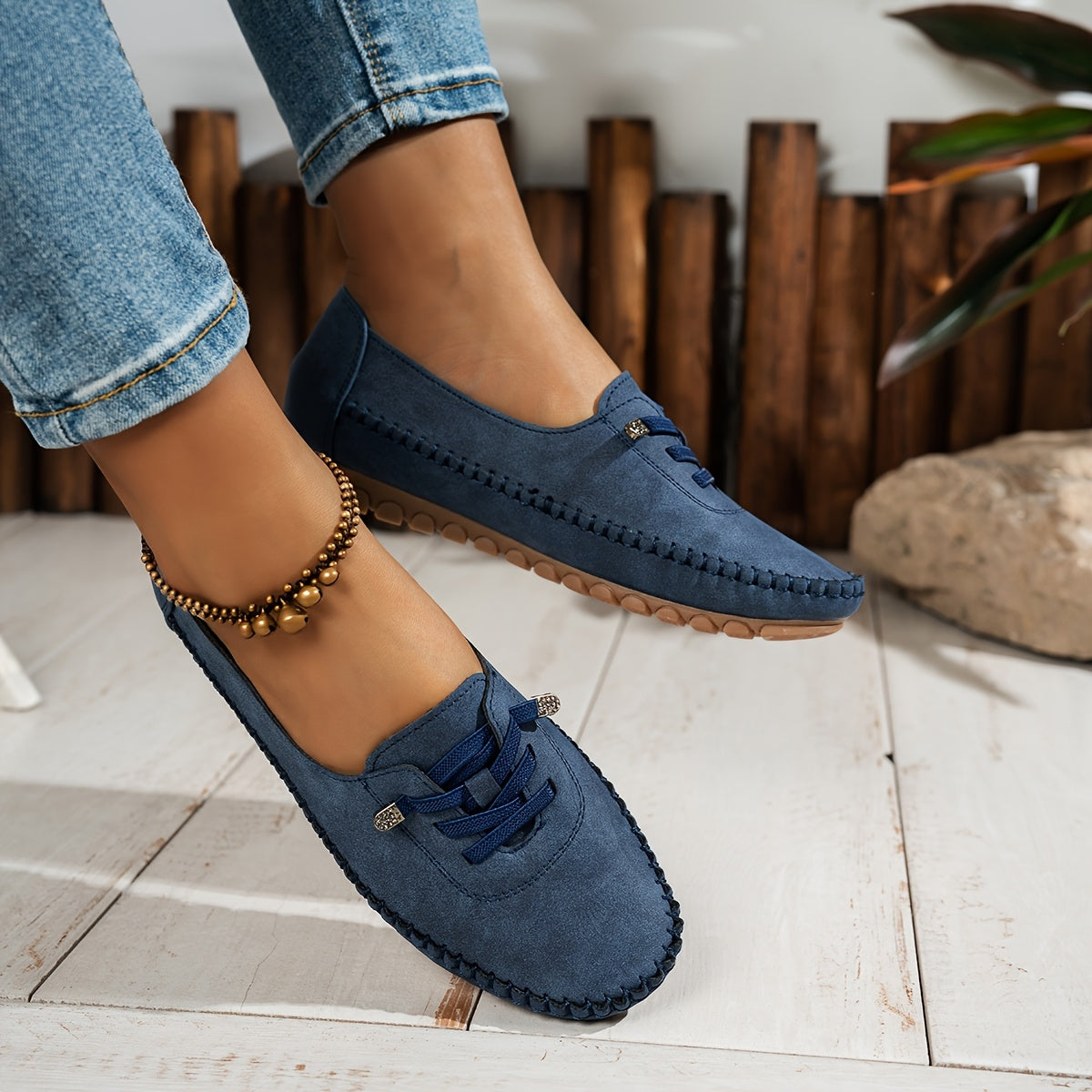 Evelyne | Women's Lace-Up Comfort Loafers