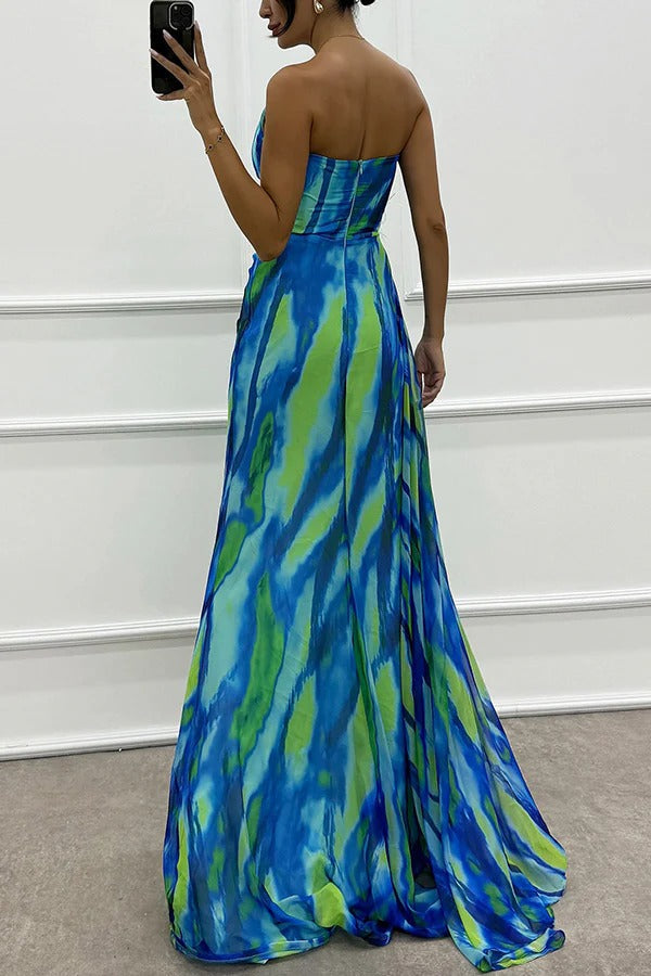 Florina | Women's Maxi Dress with Flowing Skirt and Sleeveless Design