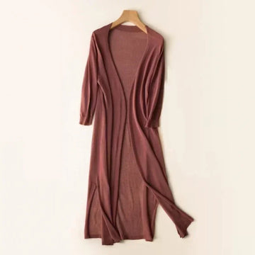 Fiorella | Women's Long Open Front Cardigan