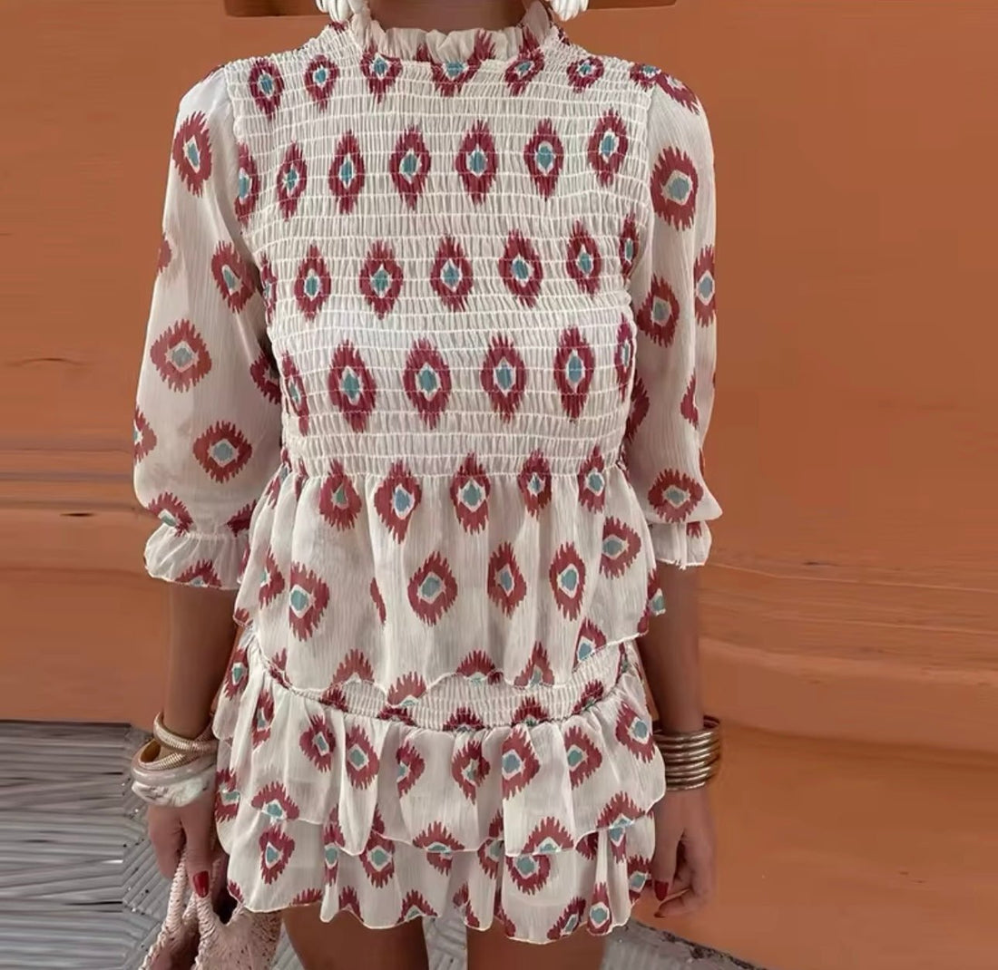 Edith | Women's A-Line Dress with Sleeveless Design and Flowy Skirt