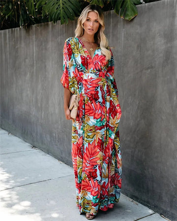 Cleo | Women's Wedding Guest Wrap Maxi Dress