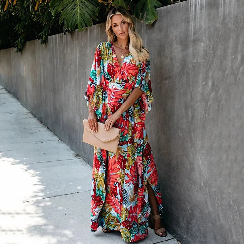 Cleo | Women's Wedding Guest Wrap Maxi Dress