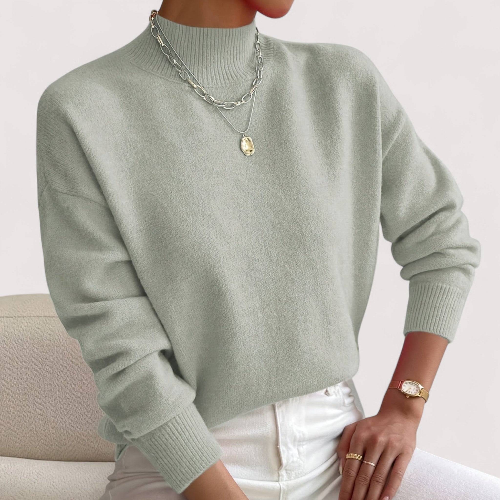 Aubree | Elegant and Comfortable Turtleneck Sweater