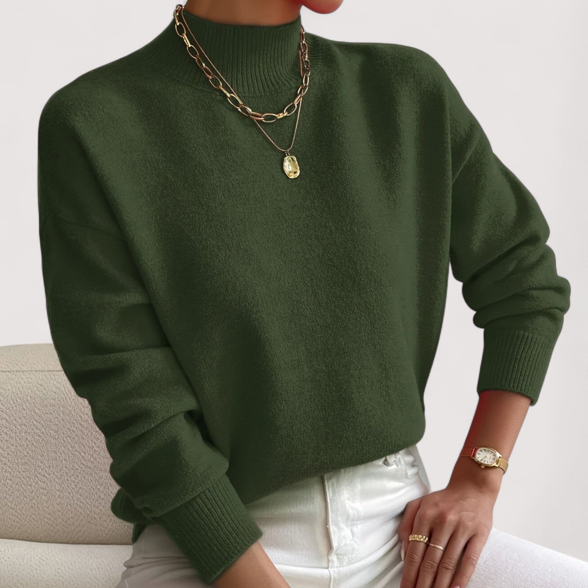 Aubree | Elegant and Comfortable Turtleneck Sweater