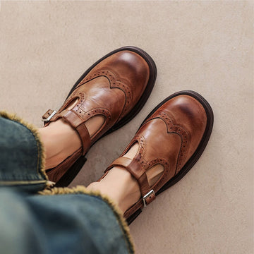 Audrina | Women's Mary Jane Sandal with Vegan Leather and Classic Design