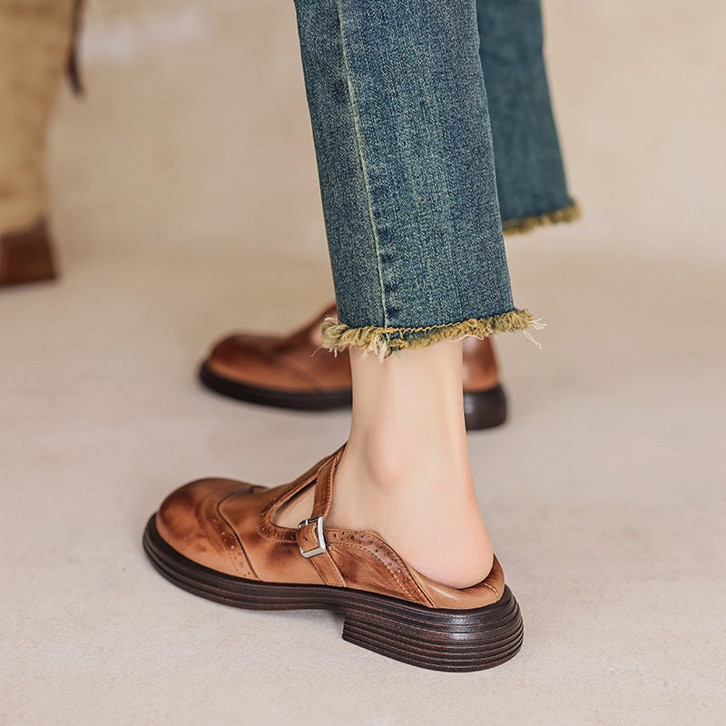 Audrina | Women's Mary Jane Sandal with Vegan Leather and Classic Design