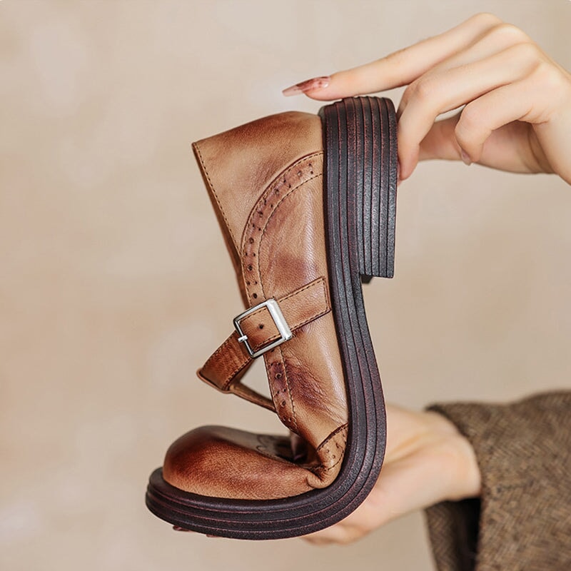 Audrina | Women's Mary Jane Sandal with Vegan Leather and Classic Design