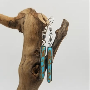 Azura | Retro Turquoise Earrings