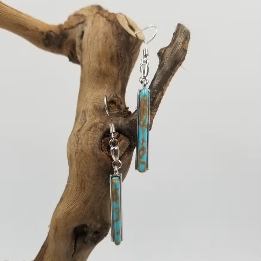 Azura | Retro Turquoise Earrings