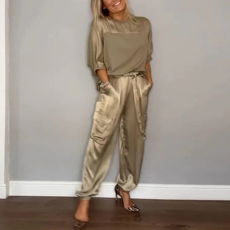 Emersyn | Women's Relaxed Clothing Set with Lightweight Fabric and Versatile Style