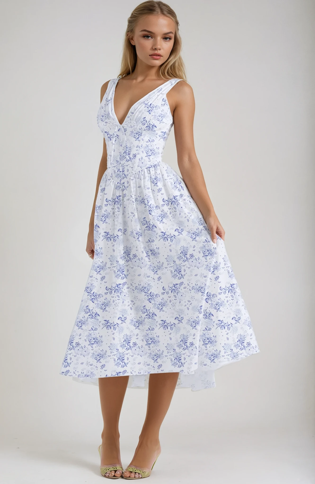 Eira | Women's Summer Dress with Sleeveless Design and Flowy Skirt