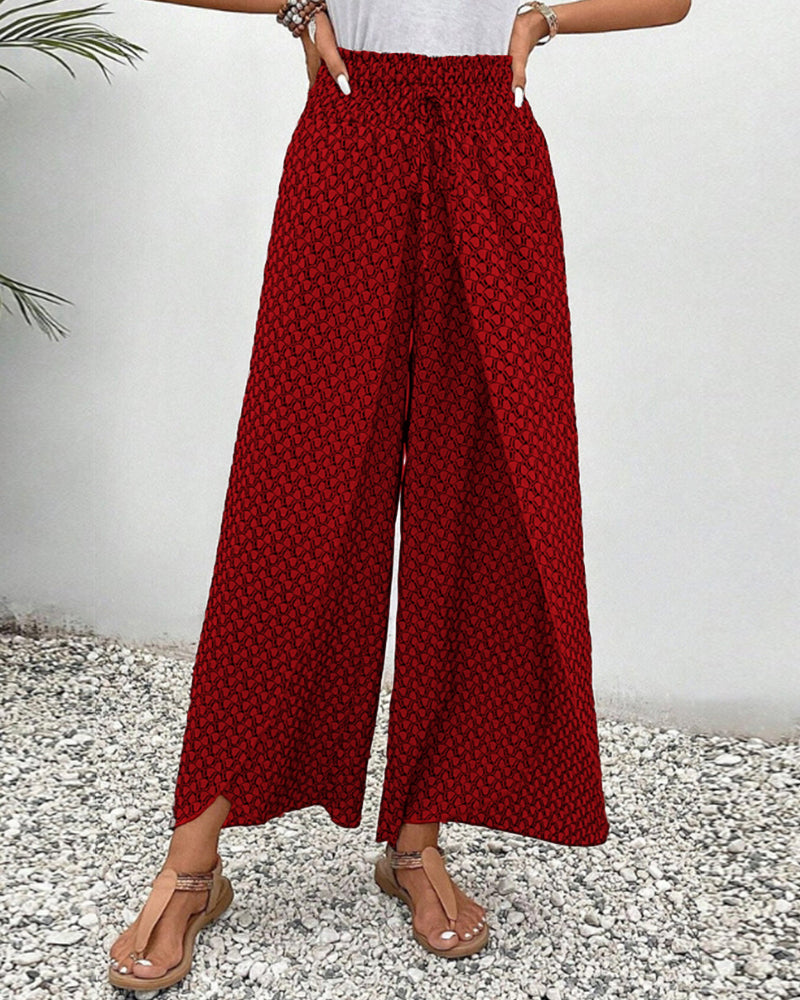 Bianca | Wide Leg Trousers with Relaxed Fit and Breathable Fabric