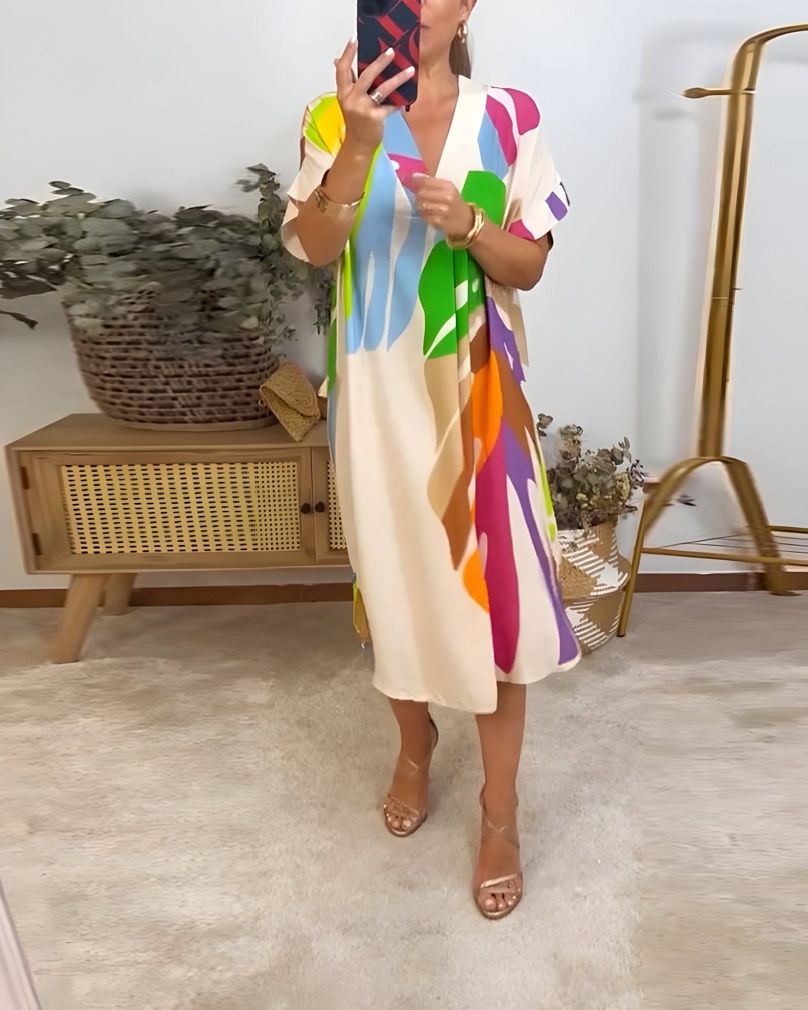 Astoria | Women's Summer Dress with Sleeveless Design and Flowy Skirt